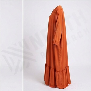 Robes musulmanes tendance, manches longues, Jubbah, Burqa, Abaya, vêtements élégants et modestes, couleur personnalisée pour femmes, nouveautés 2025 - Product Image 3