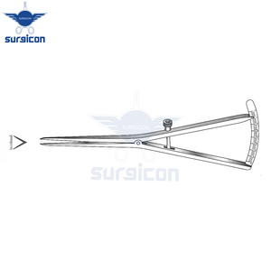 Calibrador Castroviejo-Epker de 18 cm / 7 Pulgadas, Rango de Medición de 40 mm, Precisión en Acero Inoxidable, para Mediciones Oftálmicas y Quirúrgicas - Product Image 4