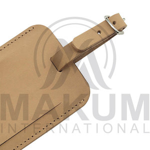 Etiquetas de equipaje de cuero de alta calidad personalizadas con logotipo y color a medida - Product Image 5