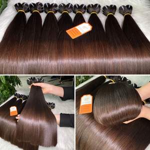 Extensions de cheveux raides de trame de prix usine couleur naturelle disponible longueur 14 16 pouces pour les femmes vrais cheveux humains - Product Image 6