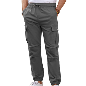 Wholesale <b>Men</b> Cargo Pants Custom Design Multi Pocket Outdoor Casual <b>Trousers</b> <b>Elastic</b> Waist OEM ODM Garment Manufacturer Custom - Product Image 1