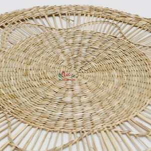 Set de table rond en jonc de mer tressé à la main, style bohème, écologique et durable, diamètre 300 mm, léger, origine Vietnam, facile à utiliser - Product Image 2