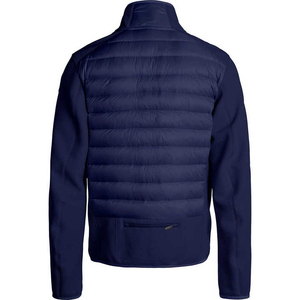 เสื้อแจ็คเก็ตพัฟเฟอร์สีดำสำหรับผู้ชาย กันลม บุด้วยโพลีเอสเตอร์ คอตั้ง ปิดด้วยซิป เสื้อโค้ทลำลองสำหรับฤดูหนาว ทรงปกติ - Product Image 6