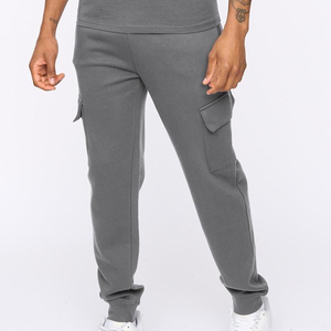 Hot Sale Terry Jogger <b>Trousers</b> for Men High Quality Jogger Pants With Pockets Heavy Solid Custom Sweat Pants for Men - Product Image 3
