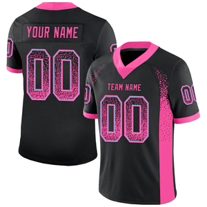 Latets Design Customize Team <b>Name</b> Short Sleeve Printed American Football Jersey 100% Polyester Breathable Moisture-Wicking Quick - Product Image 5
