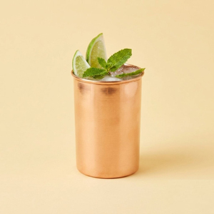 Premium 100% Pure Copper Tumbler Handmade Hammered Finish Water Glass Sustainable Ayurvedic <b>Drinkware</b> For Health & Wellness - Product Image 2