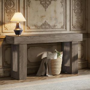 63-Inch Wooden <b>Sofa</b> <b>Table</b> for Entryway Console <b>Tables</b> Product Category - Product Image 1