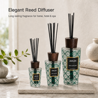 Diffuseur à bâtonnets AIKUN personnalisé à marque privée, parfum longue durée à libération stable, idéal pour les halls d'hôtel (vente en gros)
