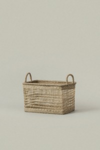 Set Of 3 <b>Rectangular</b> Seagrass <b>Basket</b> with Handles Handmade Storage <b>Basket</b> Wholesale eco-friendly Made in Viet Nam - Product Image 6