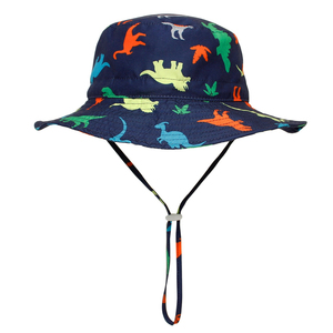 Adults Pattern Casual Daily Use Sunscreen Bucket Cap Cartoon Animal Design Four Seasons Fisherman Hat - Product Image 2