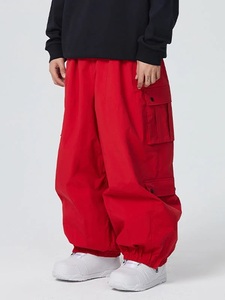 Pantalon de neige technique unisexe haut de gamme, coupe ample, grandes poches utilitaires, imperméable 10 000 mm -Tex, grandes tailles, pour l'hiver toute la journée - Product Image 1