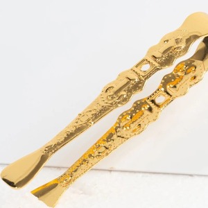 Modern Stainless Steel Ice <b>Tongs</b> Premium Beverage <b>Serving</b> Accessory Elegant Bar Kitchen Restaurant Hospitality Tool - Product Image 5