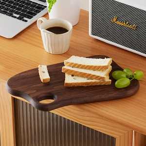 Tabla de cortar de madera de acacia, tabla para servir, tabla para carne, tabla de picar de madera, bandeja de servir alimentos para cocina con asa - Product Image 4