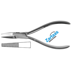Pince à bec plat non stérile en acier inoxydable de haute qualité avec instruments chirurgicaux à mâchoire dentelée de 140 mm - Product Image 6