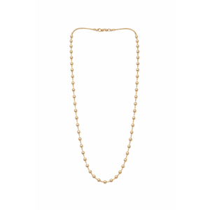 สร้อยคอแฟชั่นไข่มุกโรสโกลด์ 18K สำหรับผู้หญิง สไตล์มินิมอล ไข่มุกสีขาว สร้อยคอแฟชั่น เครื่องประดับ ของขวัญ - Product Image 3