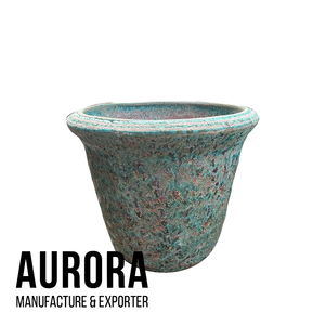 Macetas AURORA, Juego de Macetas de Barro Rústicas, Ecológicas, Vintage, para Jardín Exterior, con Orificio de Drenaje, Ligeras y Duraderas para Flores - Product Image 2