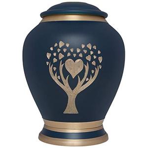 Urne funéraire commémorative pour adultes en laiton, inspirée du patrimoine, pour le stockage des cendres, conçue avec une fermeture sécurisée et durable - Product Image 5