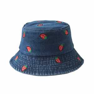 Sombrero de Pescador Unisex de Algodón y Lino, Ajustable y Transpirable, con Bordado de Ancla Blanca, para Adultos, Primavera, Verano, Playa, Uso Casual - Product Image 4