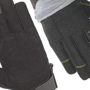 Gants de travail Vantrex pour hommes et femmes, paume en peau de porc, paume rembourrée, anti-abrasion, respirabilité en spandex, gants de sécurité pour écran tactile - Product Image 6