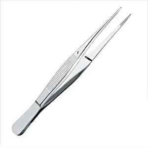 Wholesale Stainless Steel Dental Adson Brown Tweezers Curved Cotton & Dressing Forceps Soft Tissue <b>Pliers</b> - Product Image 4