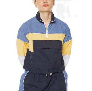 เสื้อแจ็คเก็ตกันลมแบบซิปครึ่งตัวสำหรับผู้หญิง สปริง/ซัมเมอร์  แบบลำลองสำหรับกิจกรรมกลางแจ้ง  สำหรับวิ่ง  ไซส์ใหญ่  กันน้ำ - Product Image 4