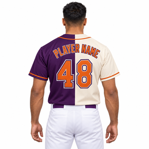 Maillot de baseball Mangoes Fashion pour hommes et femmes, manches courtes, col en V, boutons, logo d'équipe personnalisé, respirant et anti-humidité, sport - Product Image 4
