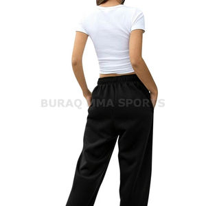 Pantalon de survêtement en polaire pour femme, longueur cheville, coupe régulière, décontracté, pour le sport, automne et hiver - Product Image 3