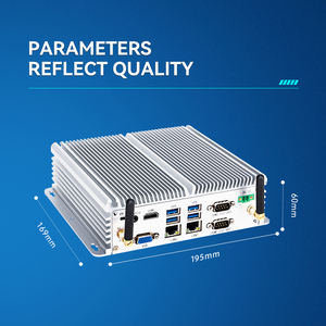 Caja Industrial GW100 Pc I5 5005U Win 11 9-36V voltaje amplio sin ventilador completamente a prueba de polvo AI Edge computadora I5 <span class=keywords><strong>I7</strong></span> Mini Pc integrado - Product Image 3