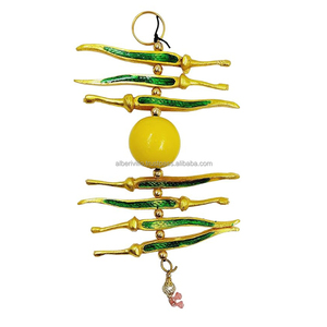 LAC long lanh Keychain Elephant thiết kế từ Ấn Độ Ấn Độ thủ công mỹ nghệ keyrings với thiết kế khác nhau & màu sắc quà tặng lưu niệm - Product Image 5