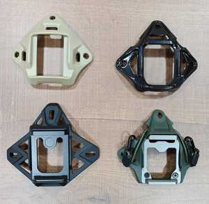 NVG Aircraft Helmet Avionics Mount <b>Bracket</b> <b>Black</b> Aluminum CNC Machined Aviation Use Lightweight New Jupitor Brand Delhi - Product Image 5