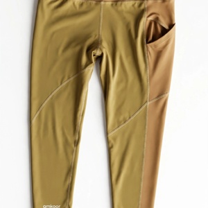 Ankoor Men High Waist Solid Eco-Friendly <b>Spandex</b> Drawstring Joggers Side Pockets Breathable Lightweight Sporty Fit Summer <b>Pants</b> - Product Image 3