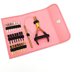 New Set of Metal Hair <b>Extension</b> Tools Full Kit <b>Micro</b> Beads Removal Pliers Hair Pulling Hook Tool for Commercial Use Magma Beauty - Product Image 1