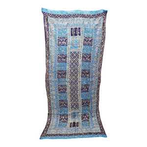 OEM Service New Designs Mirror Work Printed <b>Silk</b> Shawls with Floral Pattern and Hand Embroidery Winter <b>Silk</b> <b>Scarves</b> for Women - Product Image 1