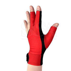 Professional Billiards Gloves Pool Glove Breathable Smooth Cue Glove Non Slip Lightweight Quick Drying Hook Loop Closure Custom - Product Image 3