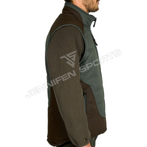 Chaleco de Caza Cómodo para Hombre, 100% Algodón, Tela de Lona, Dos Colores, Acolchado, con Ajuste Seguro y Bolsillos de Almacenamiento - Product Image 4