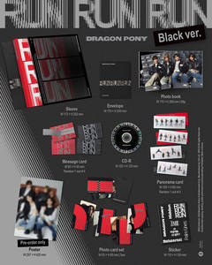 Dragon Pony-[Run Run Run] อัลบั้ม Kpop 3RD ขายดีที่สุดในเกาหลี - Product Image 6
