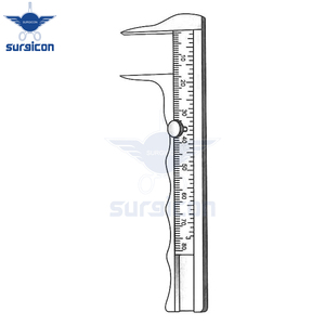 Calibrador Jamison de 10 cm / 4 Pulgadas, Instrumento de Medición y Examen, Precisión en Acero Inoxidable, Herramienta de Medición Médica y Quirúrgica - Product Image 2