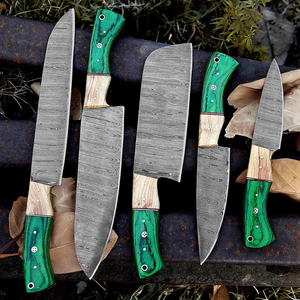 Premium Damascus Steel Kitchen <b>Knife</b> <b>Set</b> Full Tang Wooden Handle Cooking <b>Knife</b> <b>Set</b> OEM ODM Manufacturer - Product Image 4