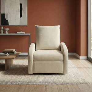 เก้าอี้ปรับเอนหมุนได้ 360 องศา รุ่น Mikahome หุ้มผ้าหรูหรา สำหรับพักผ่อน เหมาะสำหรับโรงแรม เก้าอี้นั่งเล่นสำหรับผู้ใหญ่ พร้อมเบาะรองนั่ง - Product Image 4
