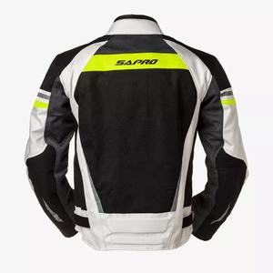 Veste de moto d'été pour hommes avec doublure imperméable détachable Panneaux en maille respirante approuvés CE - Product Image 3