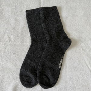 Wholesale MONGOLIA Crew <b>Socks</b> Dark Grey <b>Thick</b> Wool Knitted Thermo <b>Winter</b> Casual Wear for Adults - Product Image 1