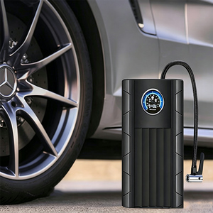 Pompa Kompresor Udara Mobil Listrik Portabel 12V Isi Ulang Nirkabel dengan Pengukur Tekanan Analog untuk Mobil Sepeda Motor - Product Image 5