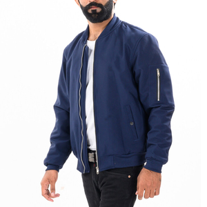 Chaquetas Bomber de Alta Calidad para Hombre, Hechas de Tela de Forro Polar, con Cierre de Cremallera, Chaqueta de Piloto MA1 con Cuello Redondo, Chaqueta Exterior Masculina - Product Image 6