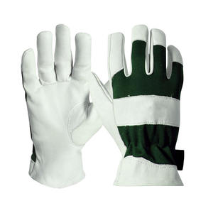 Gants de travail en cuir de vachette grainé de haute qualité, nouveau design, protection industrielle robuste pour la construction - Product Image 4