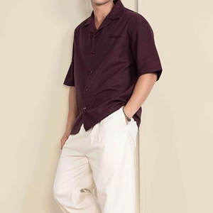 T-shirt à col camp style OEM pour adultes – Personnalisable, décontracté - Product Image 6