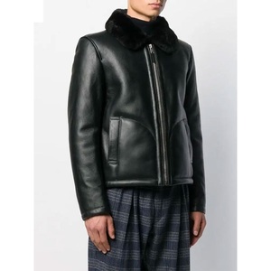 Chaqueta de cuero nueva para mujer / Chaqueta de invierno de piel de alta calidad para hombre / Chaqueta de cuero personalizada informal de invierno con forro de piel sintética. - Product Image 5