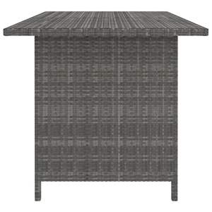 43.3 grigio "x 27.6" x 25.6 "Poly Rattan Patio tavolo da pranzo per uso esterno - Product Image 3