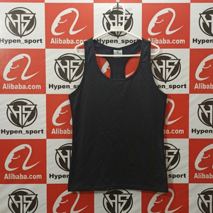 Wholesale Mens Tank Top Custom <b>Logo</b> Polyester Workout Gym Y Back Mens Stringer Tank Top - Product Image 1