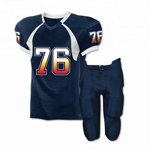Uniforme de Fútbol Americano Personalizado de Alta Calidad, Conjunto de Equipamiento de Fútbol Sublimado Resistente - Product Image 1