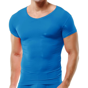 Casual Wear <b>Man</b> Undershirt Top Trend Anti Wrinkle Breathable Premium Quality Cheap Price <b>Man</b> Undershirt with Custom Logo/Colors - Product Image 1